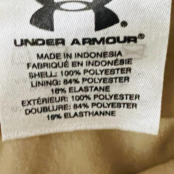 Under Armour Performance Golf Skort Womens Size 4 Khaki Loose Fit Heat Gear NEW - Picture 9 of 9